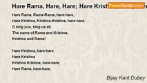 Bijay Kant Dubey - Hare Rama, Hare, Hare; Hare Krishna, Hare, Hare