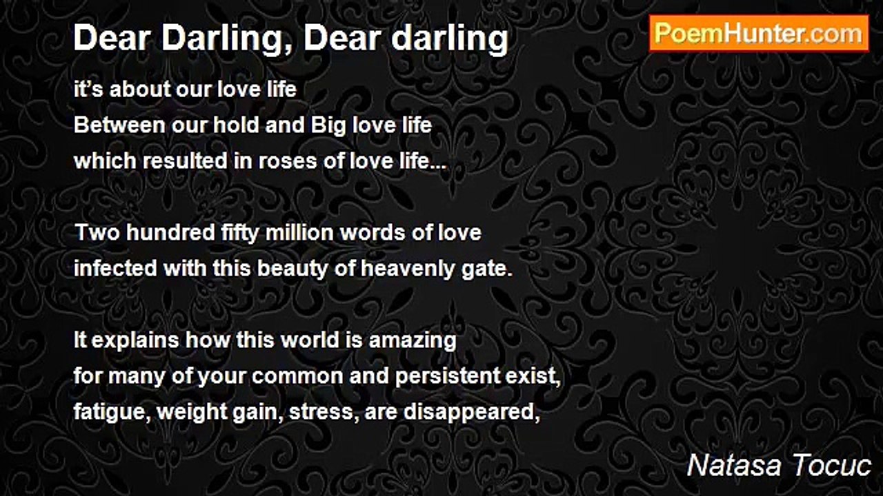 Natasa Tocuc - Dear Darling, Dear darling