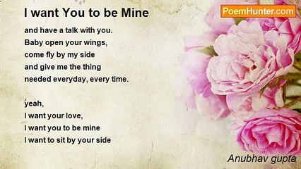 Anubhav gupta - I want You to be Mine