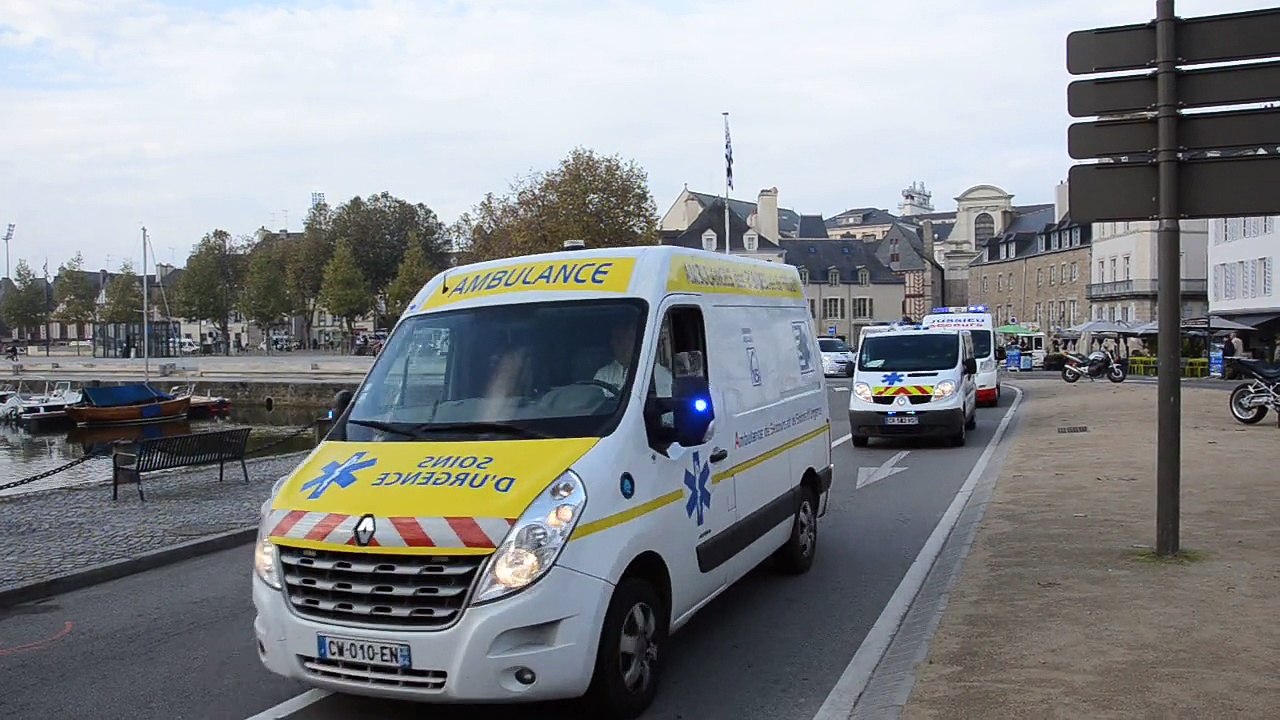 Vannes. Les ambulanciers manifestent pour leurs gardes préfectorales