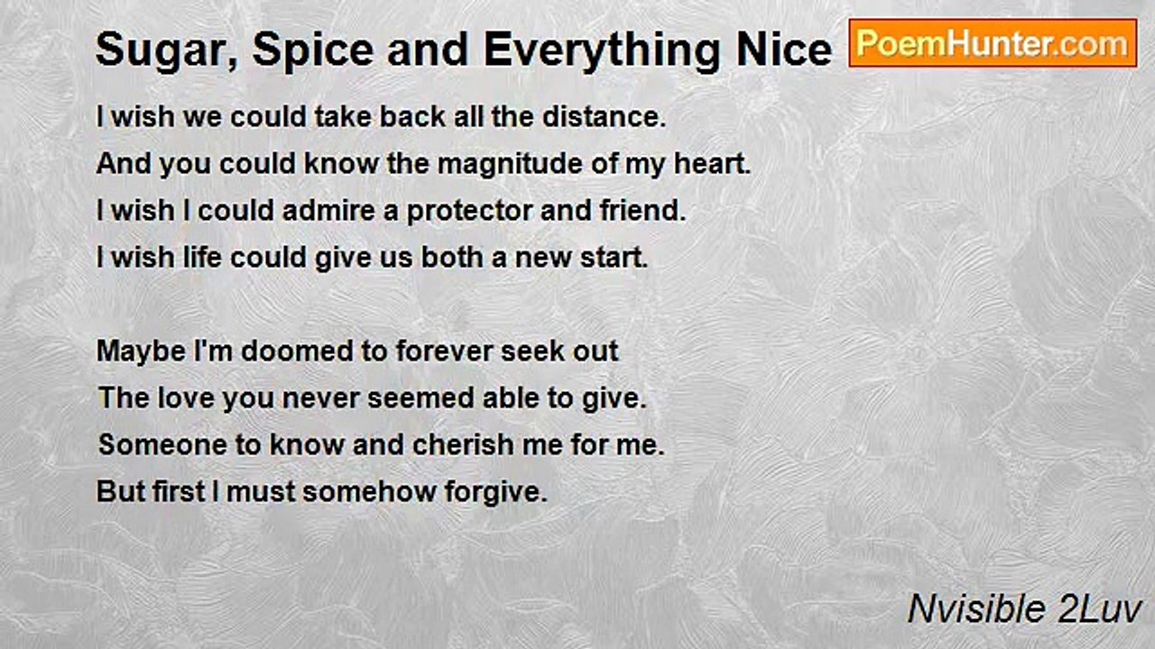 Nvisible 2Luv - Sugar, Spice and Everything Nice