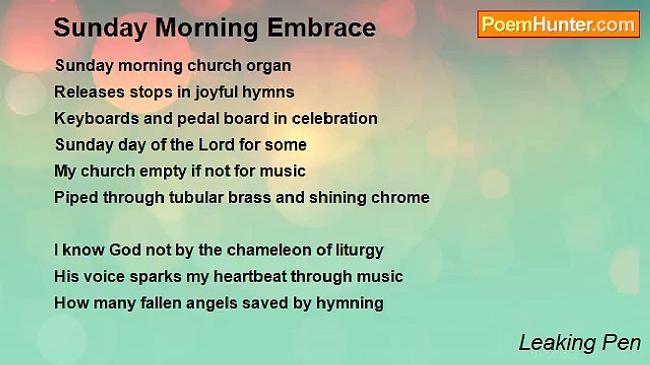 Leaking Pen - Sunday Morning Embrace