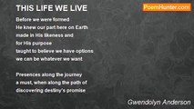 Gwendolyn Anderson - THIS LIFE WE LIVE