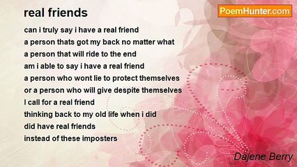 Dajene Berry - real friends