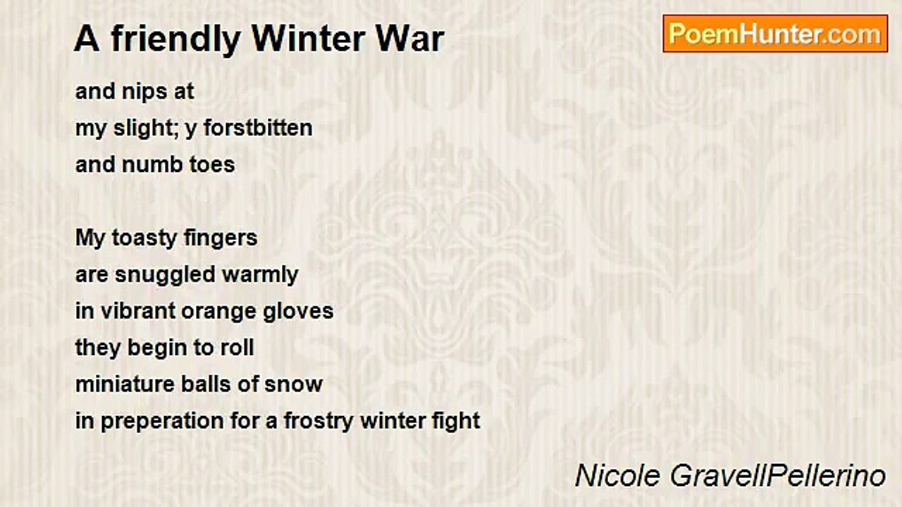 Nicole GravellPellerino - A friendly Winter War