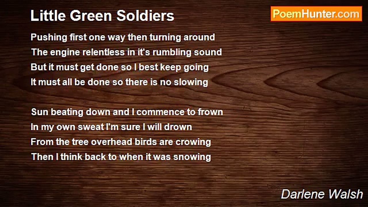 Darlene Walsh - Little Green Soldiers