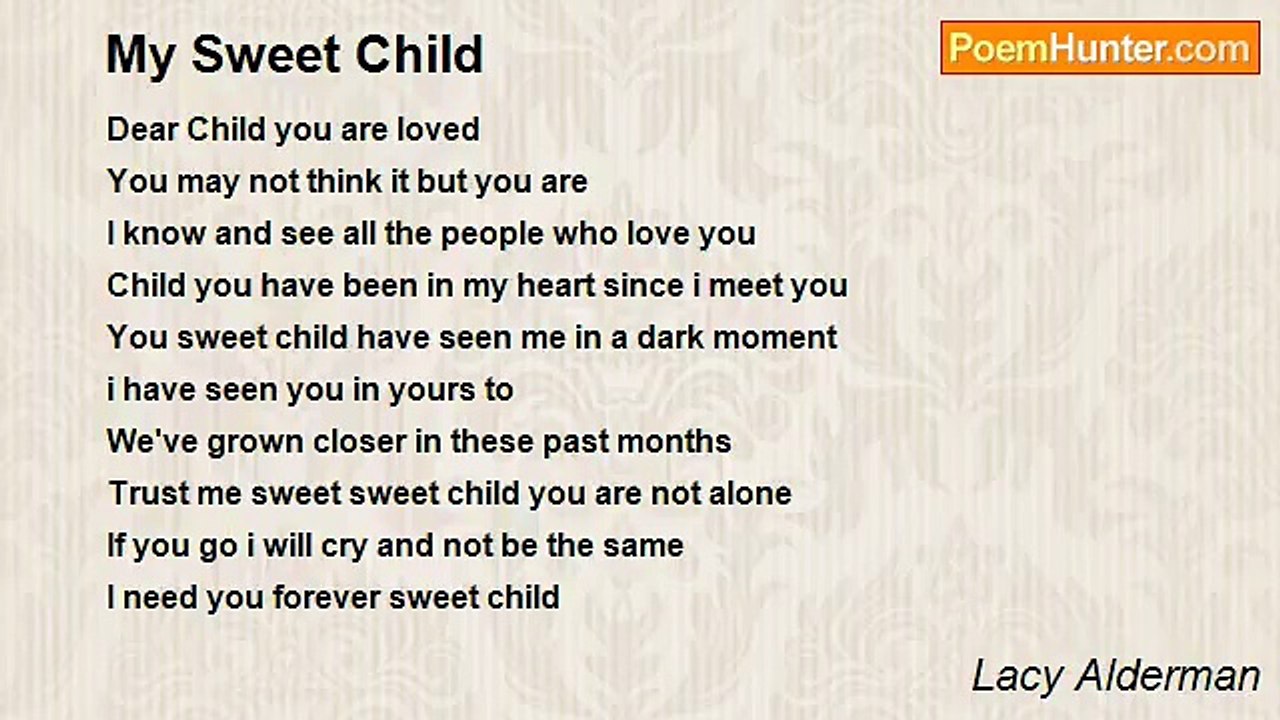 Lacy Alderman - My Sweet Child