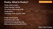 Bijay Kant Dubey - Poetry, What Is Poetry?