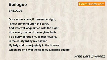 John Lars Zwerenz - Epilogue