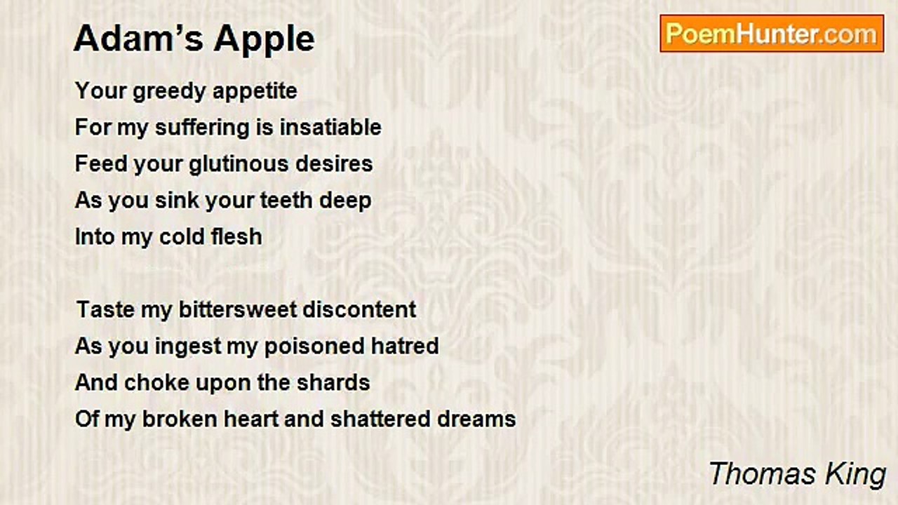Thomas King - Adam’s Apple