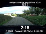 Caméra embarquée ES 7 rallye de la Noix de Grenoble 2014 ODOIT