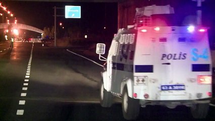 Curdos iraquianos perto de Kobane