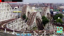 Roller coaster-induced whiplash paralyzes man on the Grand National roller coaster in Blackpool.