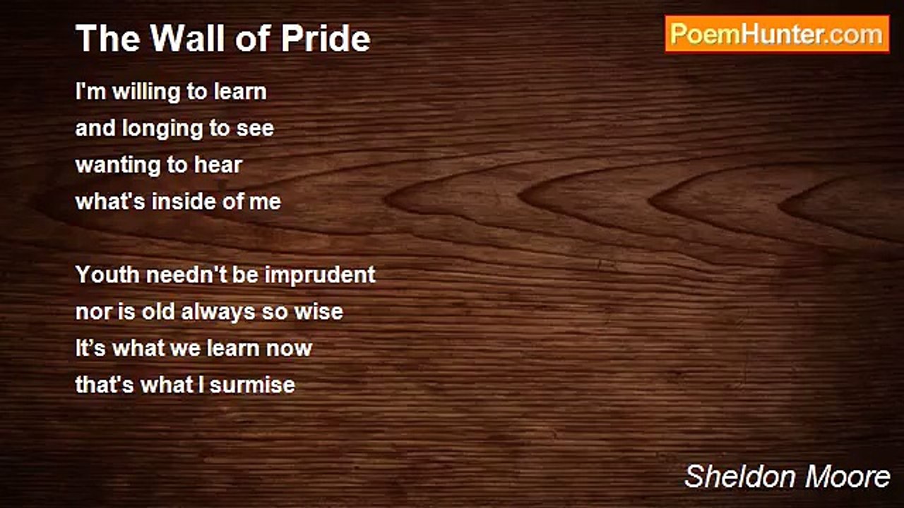 Sheldon Moore - The Wall of Pride