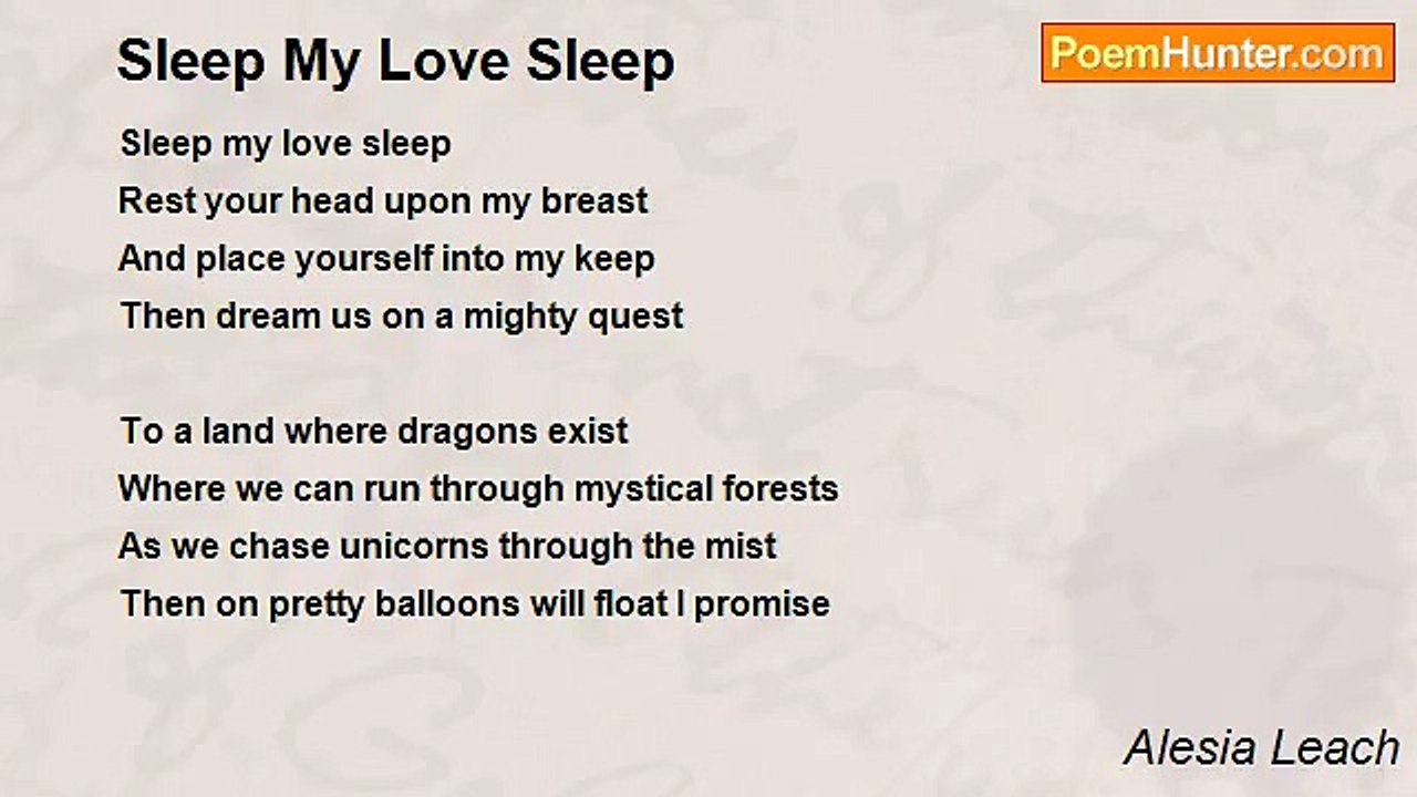 Alesia Leach - Sleep My Love Sleep