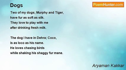 Aryaman Kakkar - Dogs