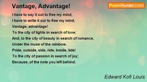 Edward Kofi Louis - Vantage, Advantage!