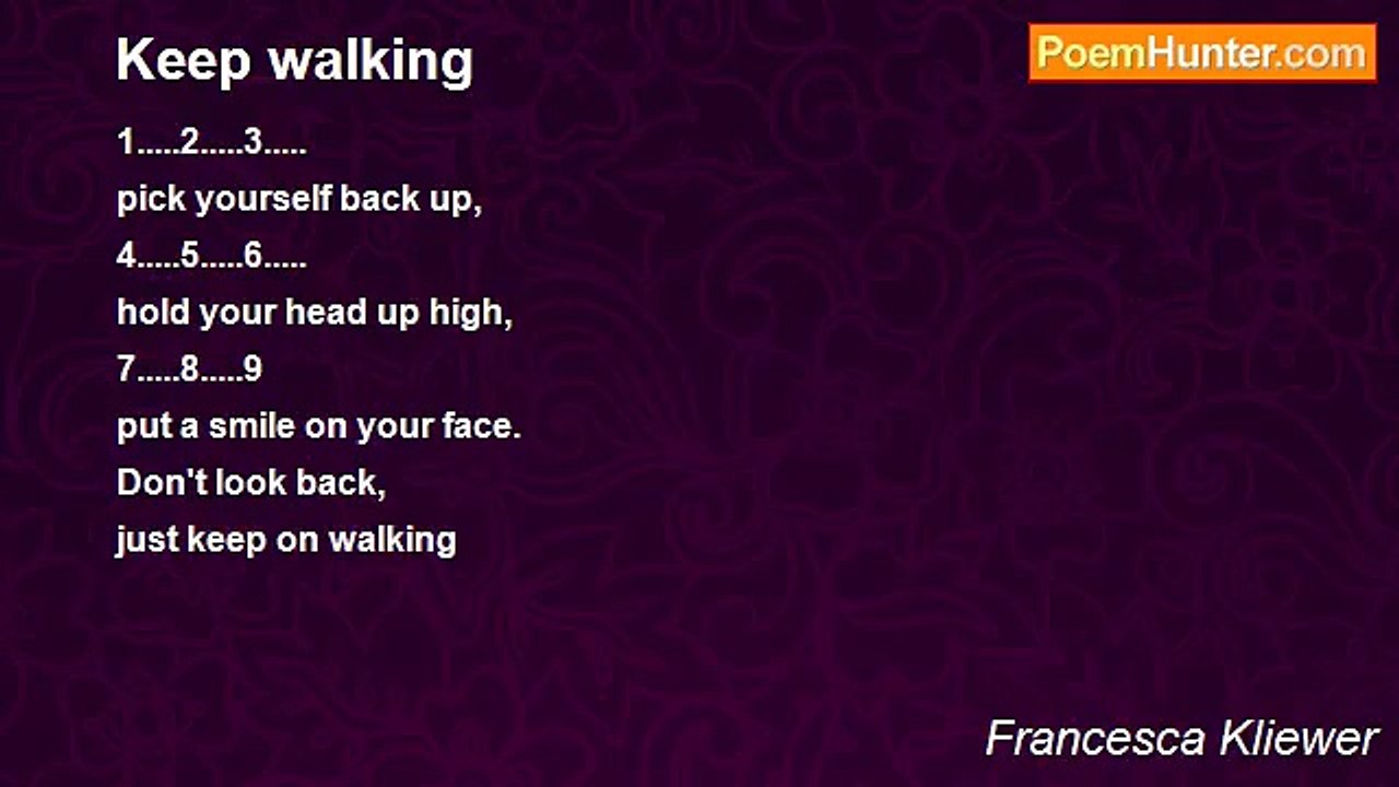 Francesca Kliewer - Keep walking