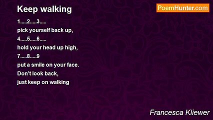 Francesca Kliewer - Keep walking