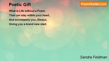 Sandra Feldman - Poetic Gift