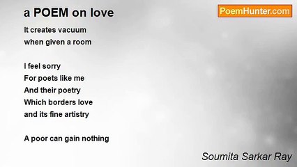 Soumita Sarkar Ray - a POEM on love