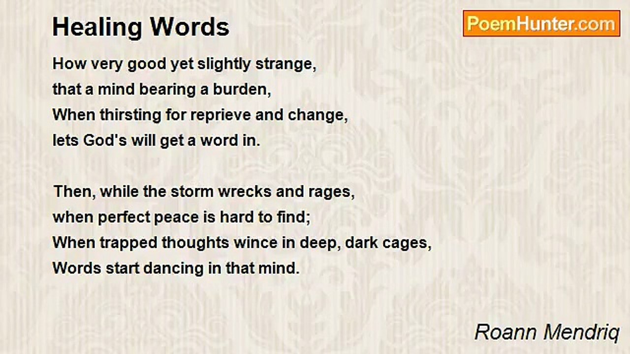 Roann Mendriq - Healing Words