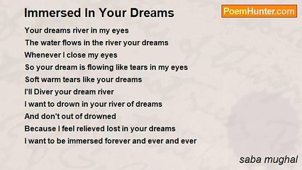 saba mughal - Immersed In Your Dreams
