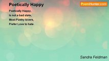 Sandra Feldman - Poetically Happy