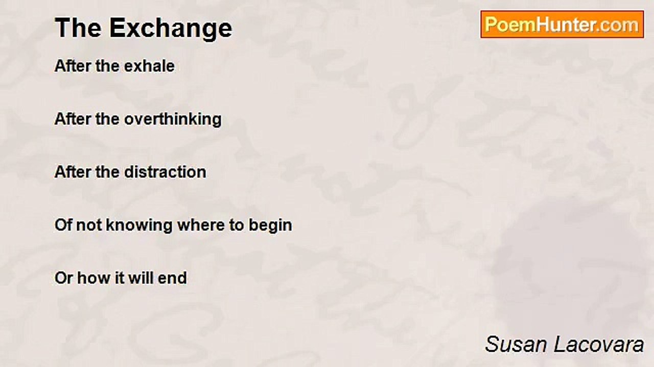 Susan Lacovara - The Exchange