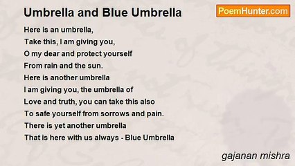 gajanan mishra - Umbrella and Blue Umbrella