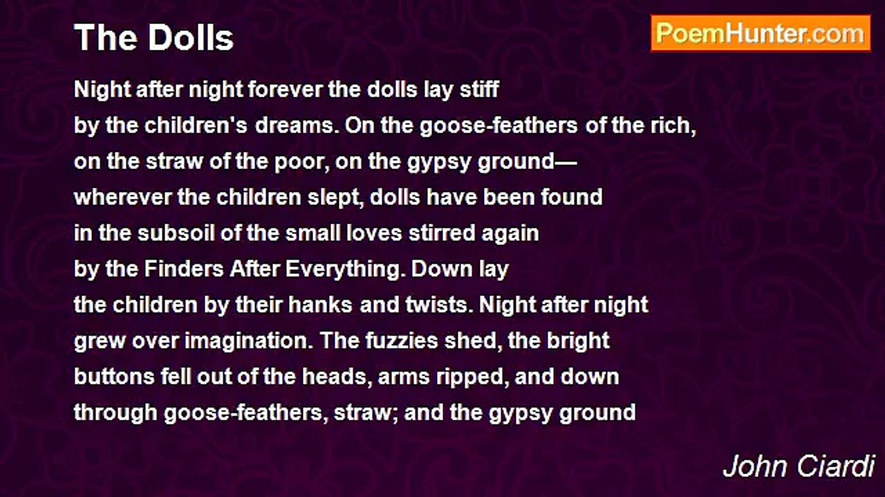 John Ciardi - The Dolls