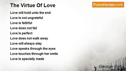 George Egba - The Virtue Of Love