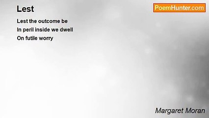 Margaret Moran - Lest