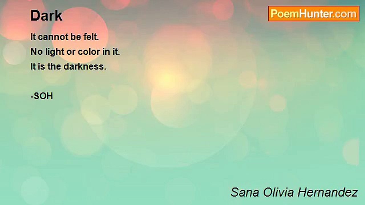 Sana Olivia Hernandez - Dark