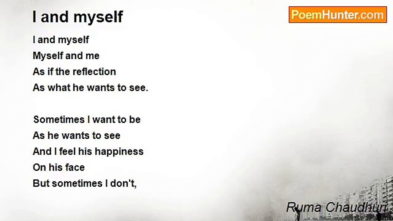 Ruma Chaudhuri - I and myself