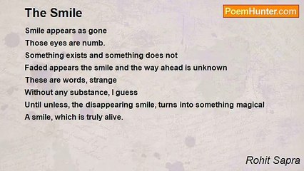 Rohit Sapra - The Smile
