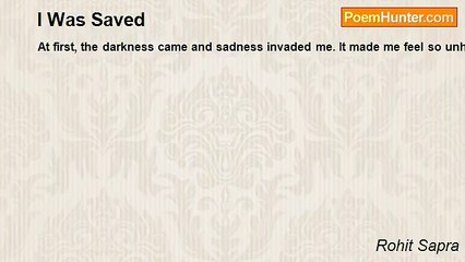 Rohit Sapra - I Was Saved
