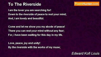 Edward Kofi Louis - To The Riverside