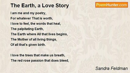 Sandra Feldman - The Earth, a Love Story