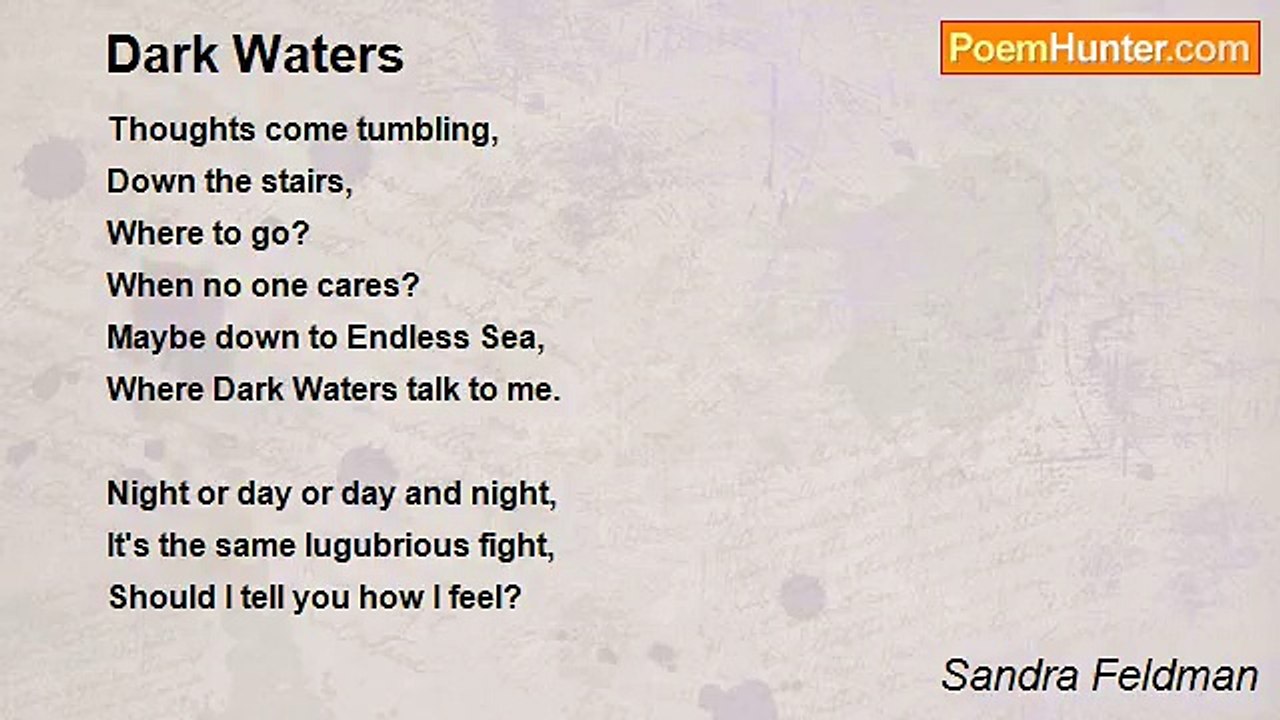 Sandra Feldman - Dark Waters