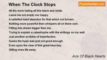 Ace Of Black Hearts - When The Clock Stops