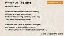 Maria Magdalena Biela - Written On The Wind