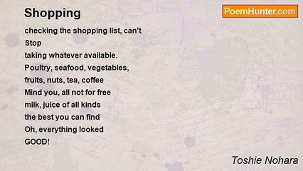 Toshie Nohara - Shopping