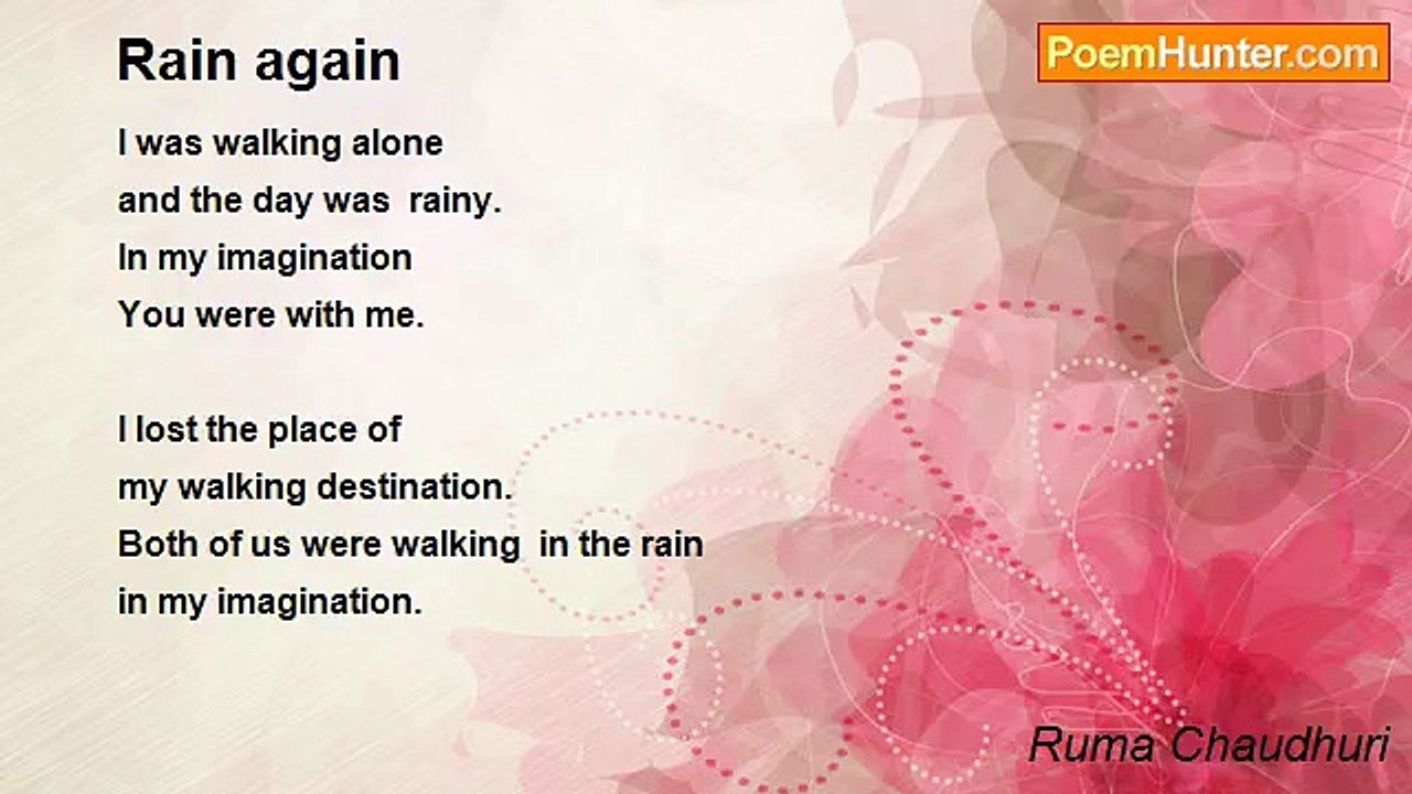 Ruma Chaudhuri - Rain again