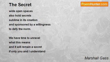 Marshall Gass - The Secret