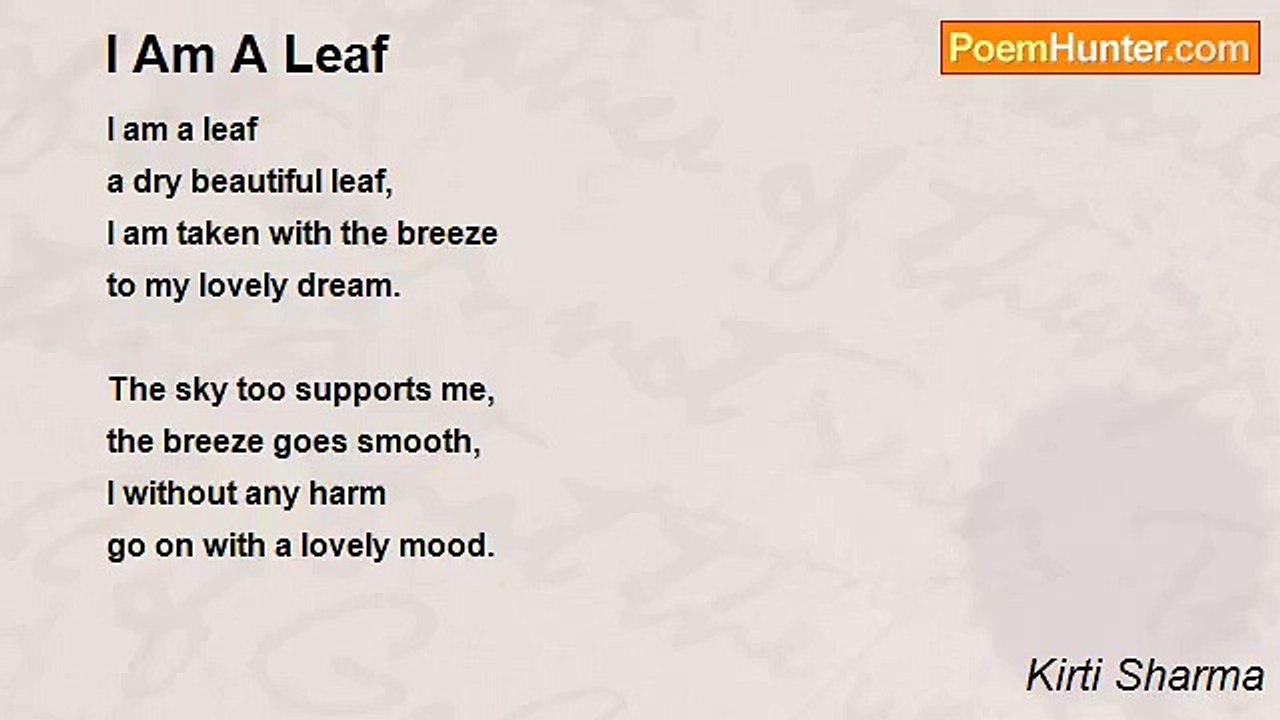 Kirti Sharma - I Am A Leaf