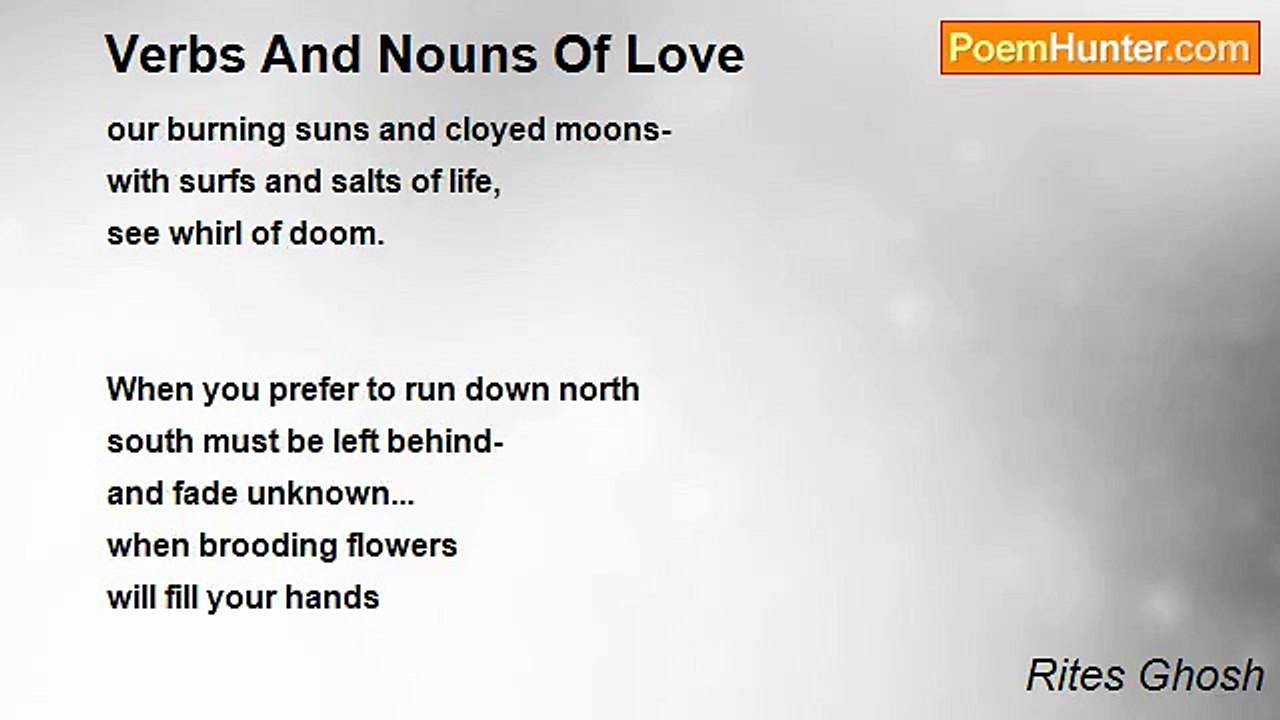 Rites Ghosh - Verbs And Nouns Of Love