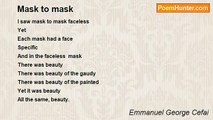 Emmanuel George Cefai - Mask to mask