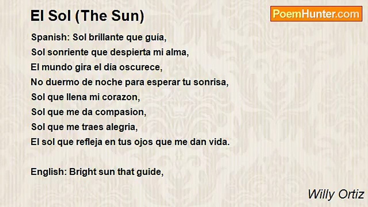 Willy Ortiz - El Sol (The Sun)