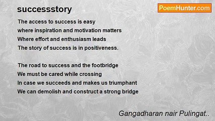 Gangadharan nair Pulingat.. - successstory